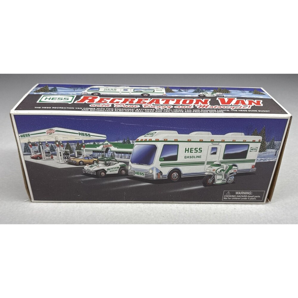 Hess 1998 Recreation Van Dune Buggy Motorcycle Vintage Collectible w/ Box